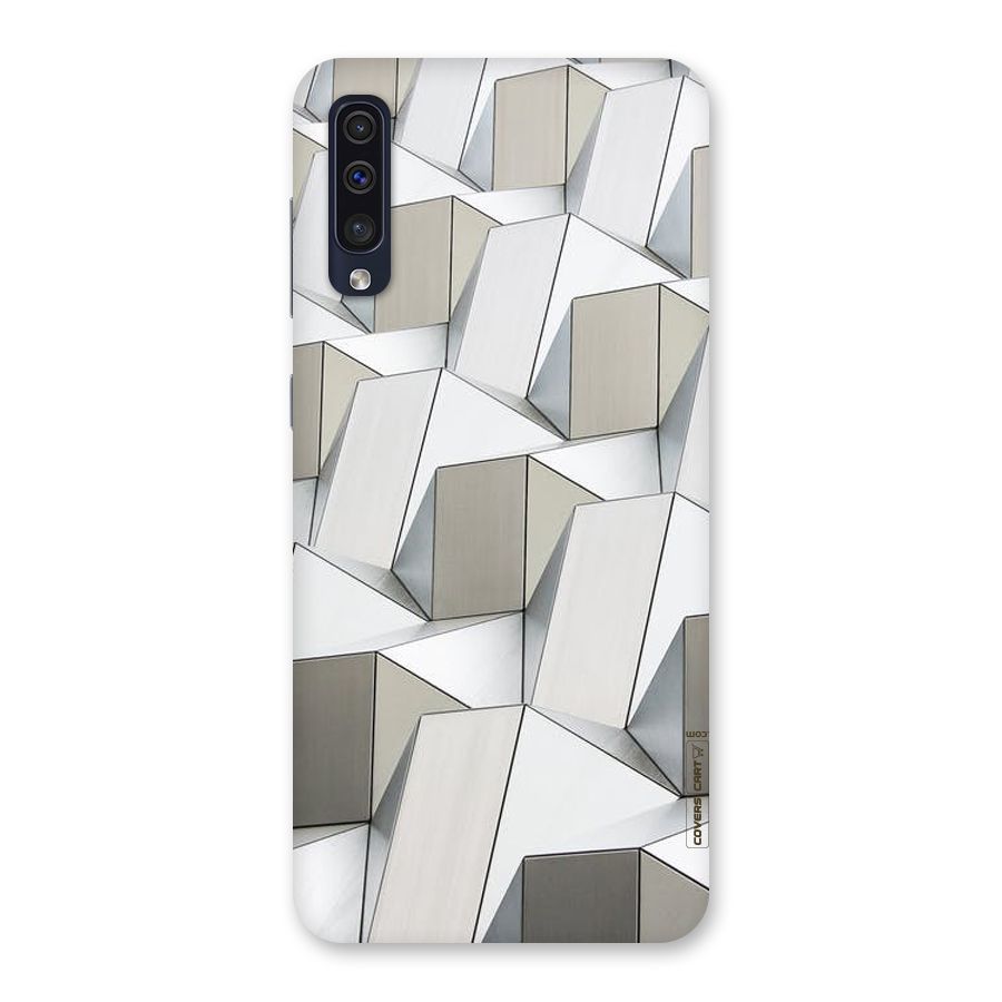 White Abstract Art Back Case for Galaxy A50