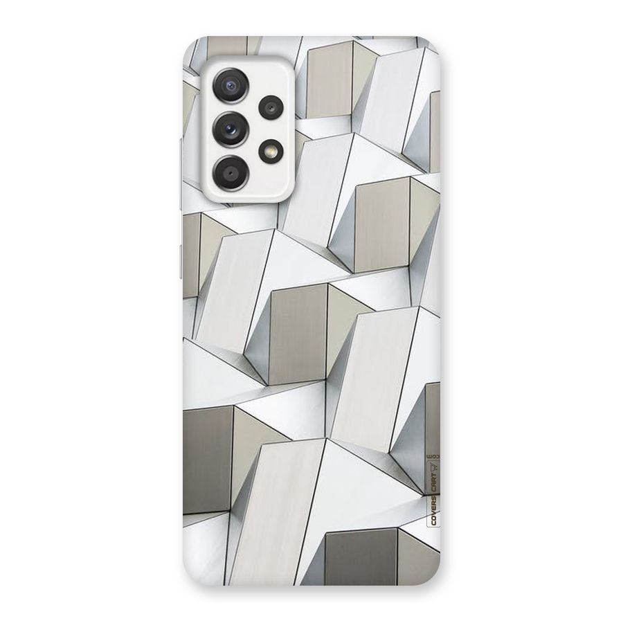 White Abstract Art Back Case for Galaxy A52