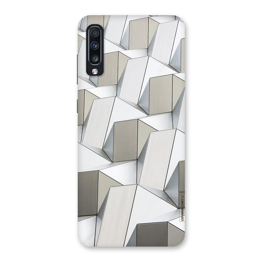 White Abstract Art Back Case for Galaxy A70