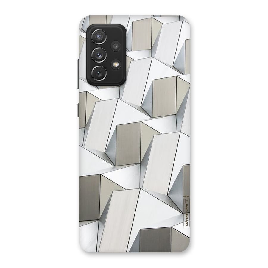 White Abstract Art Back Case for Galaxy A72