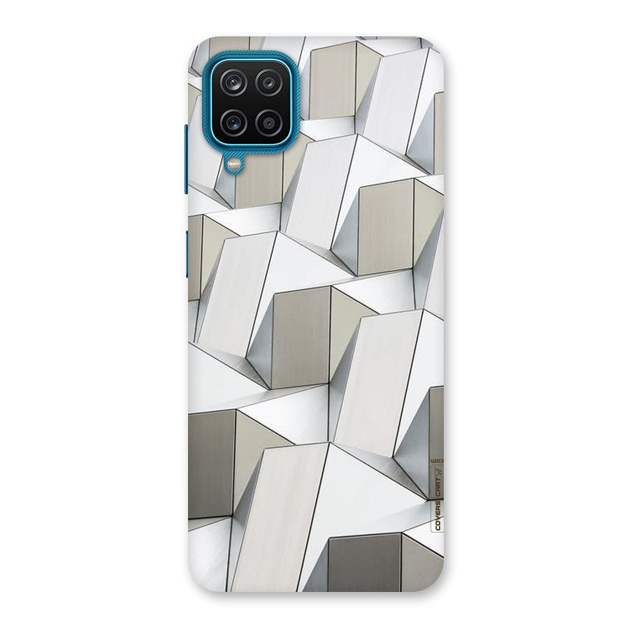 White Abstract Art Back Case for Galaxy F12