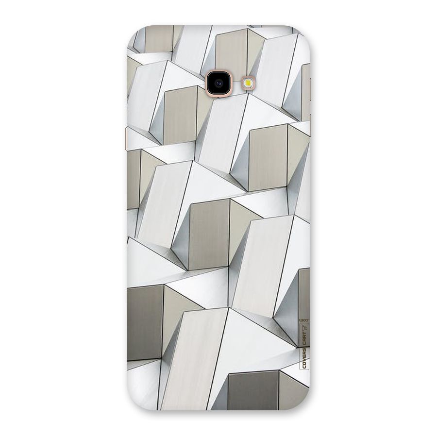 White Abstract Art Back Case for Galaxy J4 Plus