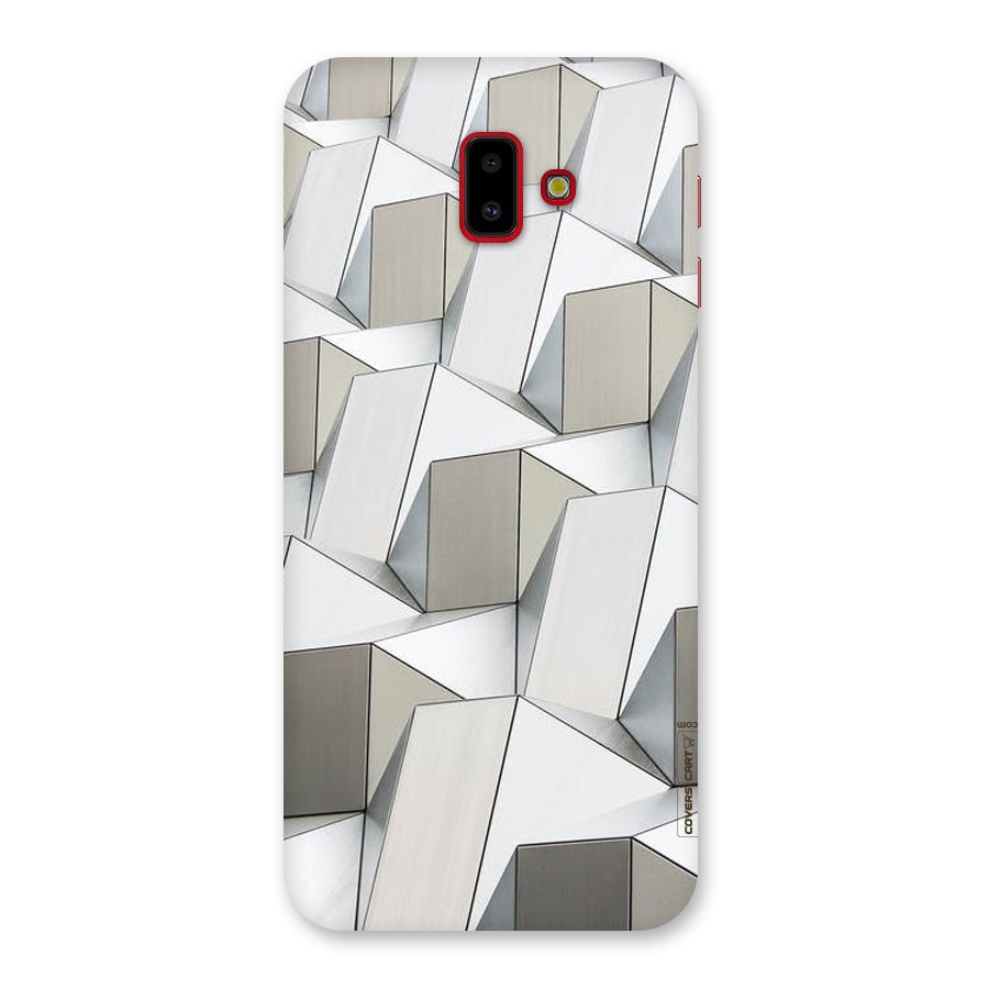 White Abstract Art Back Case for Galaxy J6 Plus