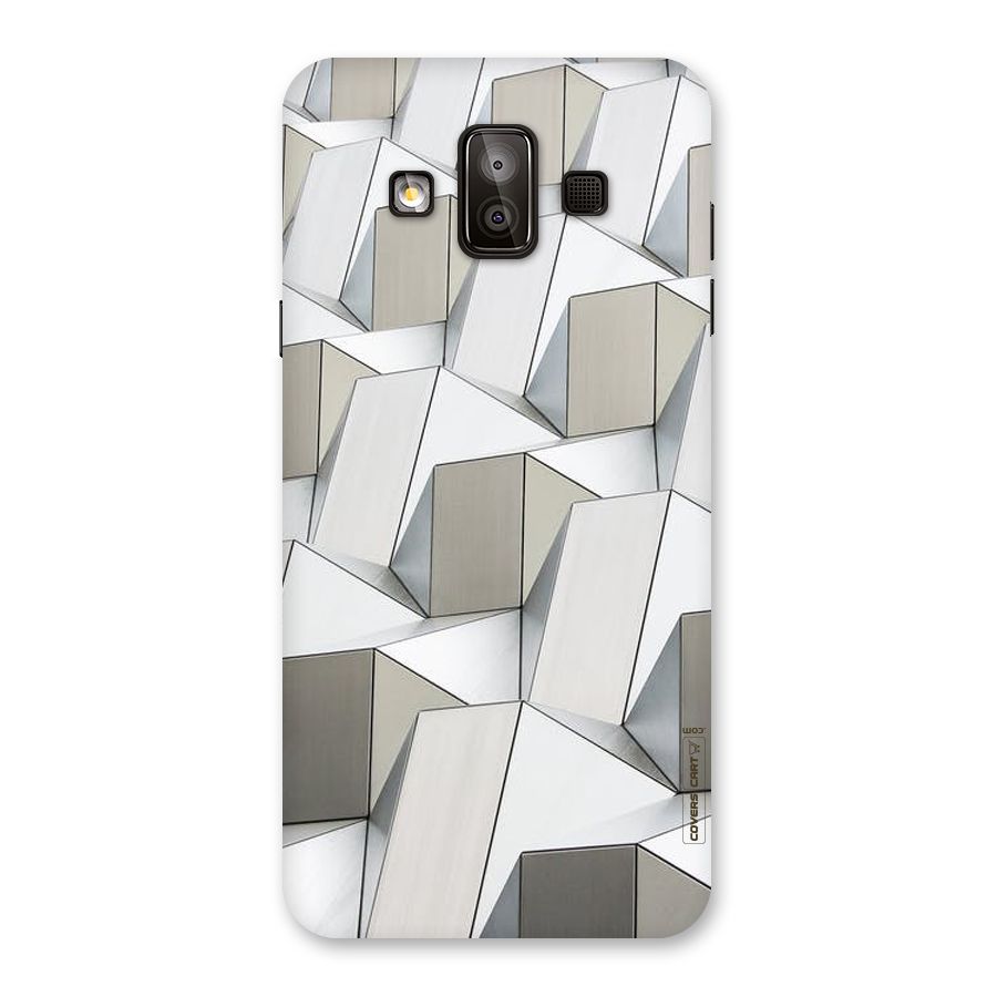 White Abstract Art Back Case for Galaxy J7 Duo