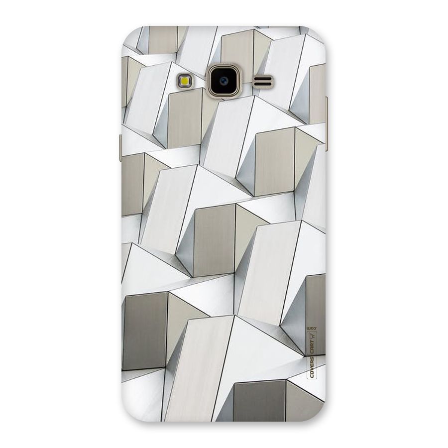 White Abstract Art Back Case for Galaxy J7 Nxt