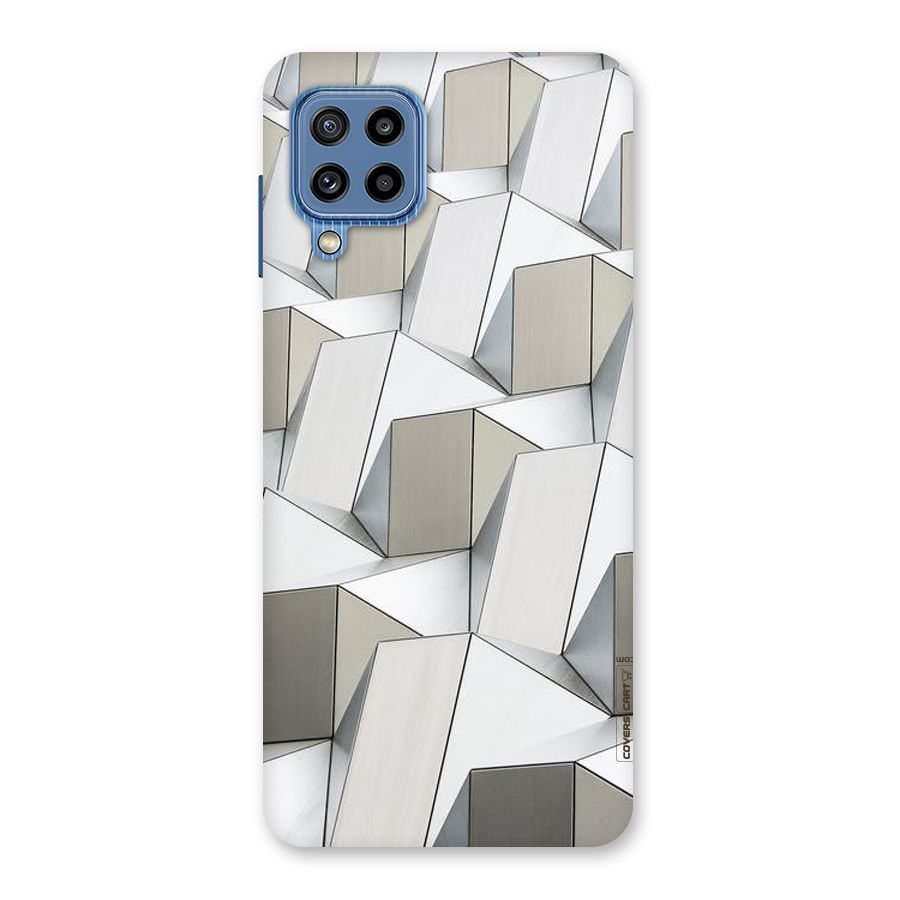 White Abstract Art Back Case for Galaxy M32