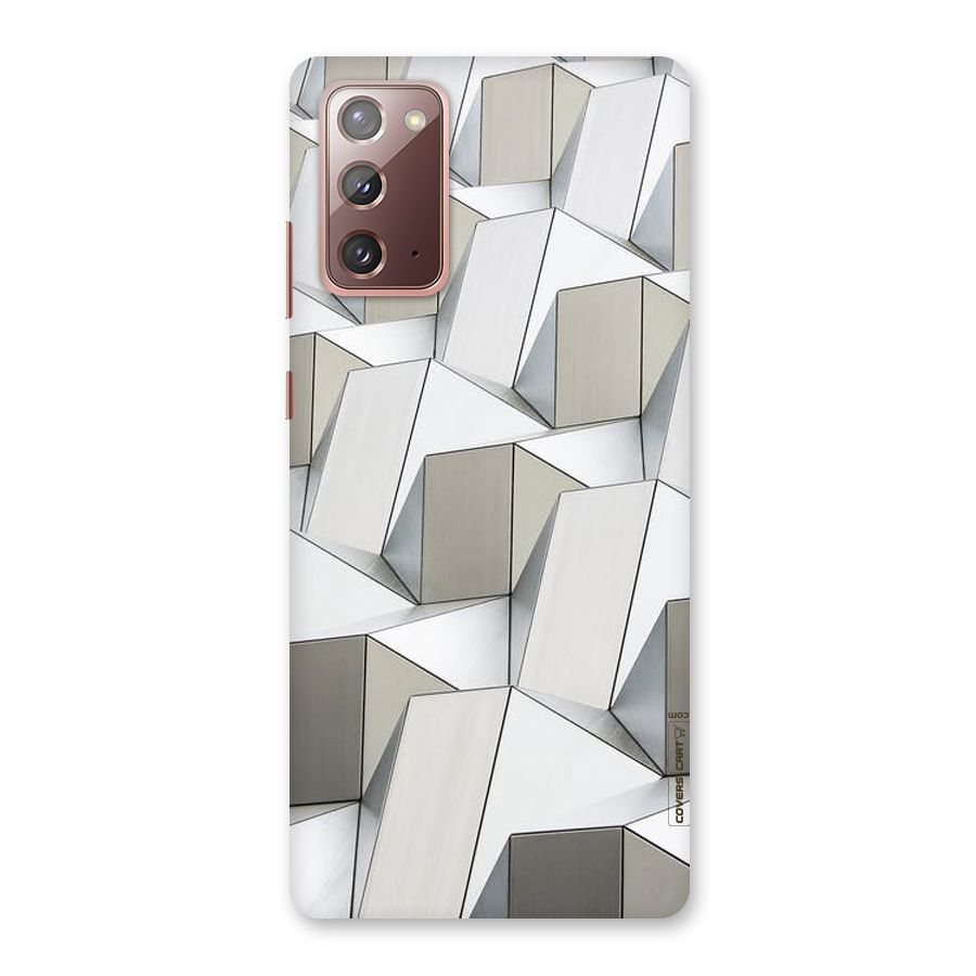 White Abstract Art Back Case for Galaxy Note 20