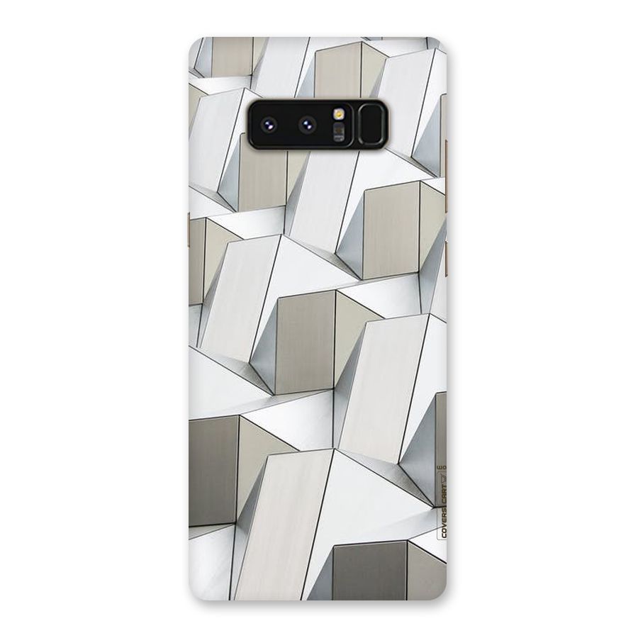 White Abstract Art Back Case for Galaxy Note 8
