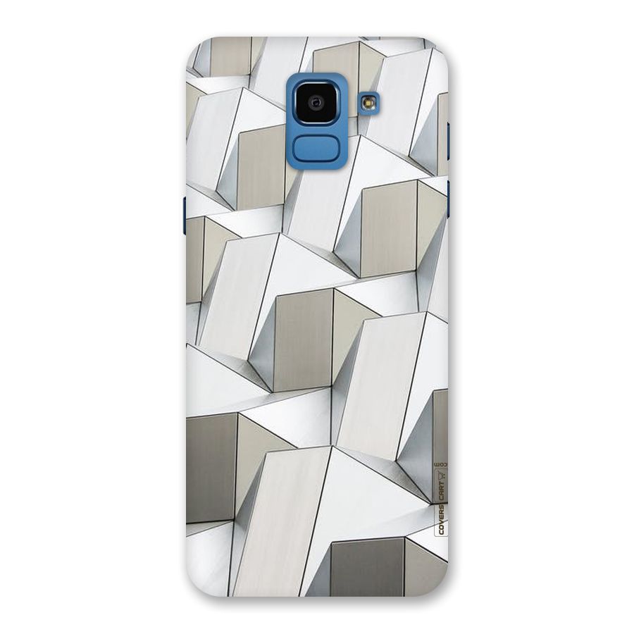 White Abstract Art Back Case for Galaxy On6