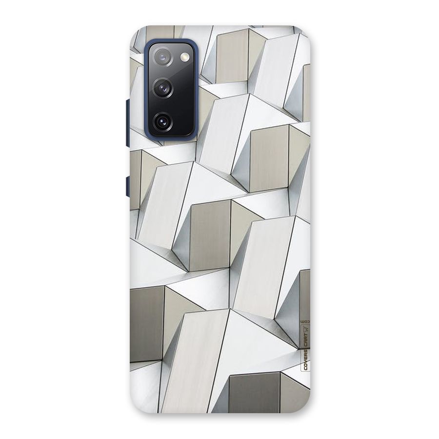 White Abstract Art Back Case for Galaxy S20 FE