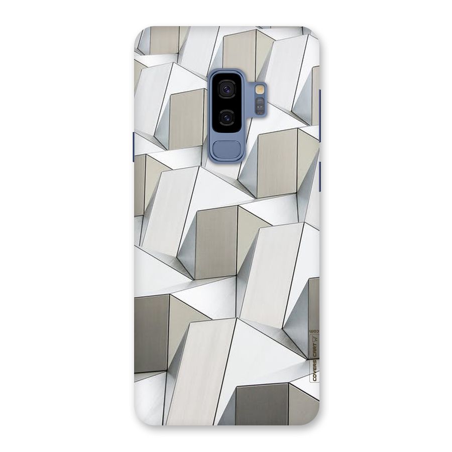 White Abstract Art Back Case for Galaxy S9 Plus