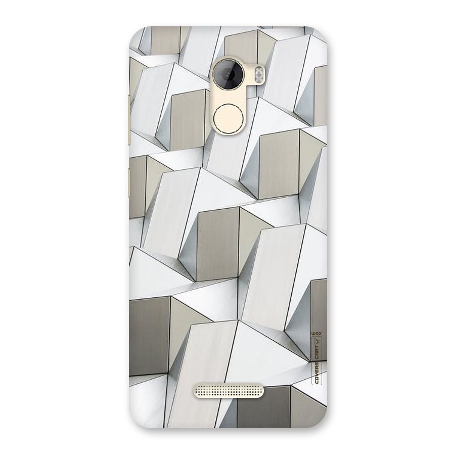 White Abstract Art Back Case for Gionee A1 LIte
