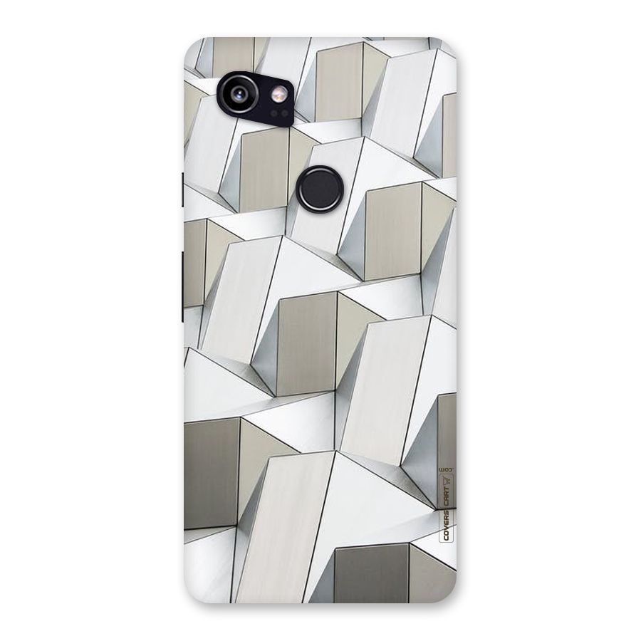 White Abstract Art Back Case for Google Pixel 2 XL