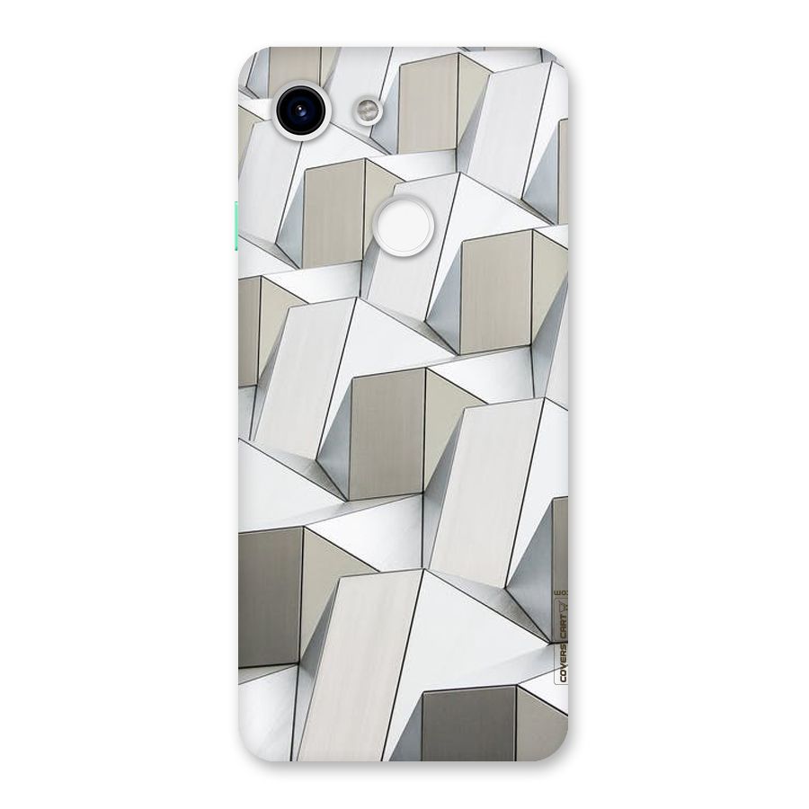 White Abstract Art Back Case for Google Pixel 3