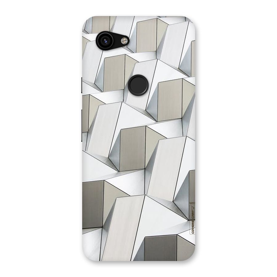 White Abstract Art Back Case for Google Pixel 3a