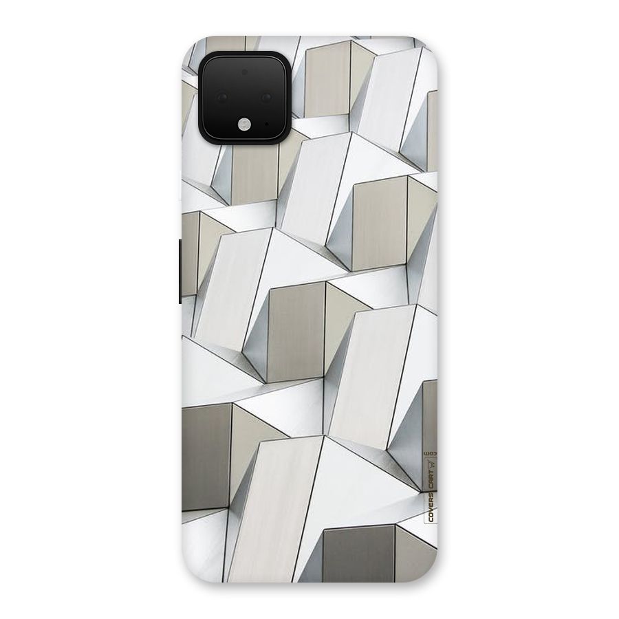 White Abstract Art Back Case for Google Pixel 4 XL