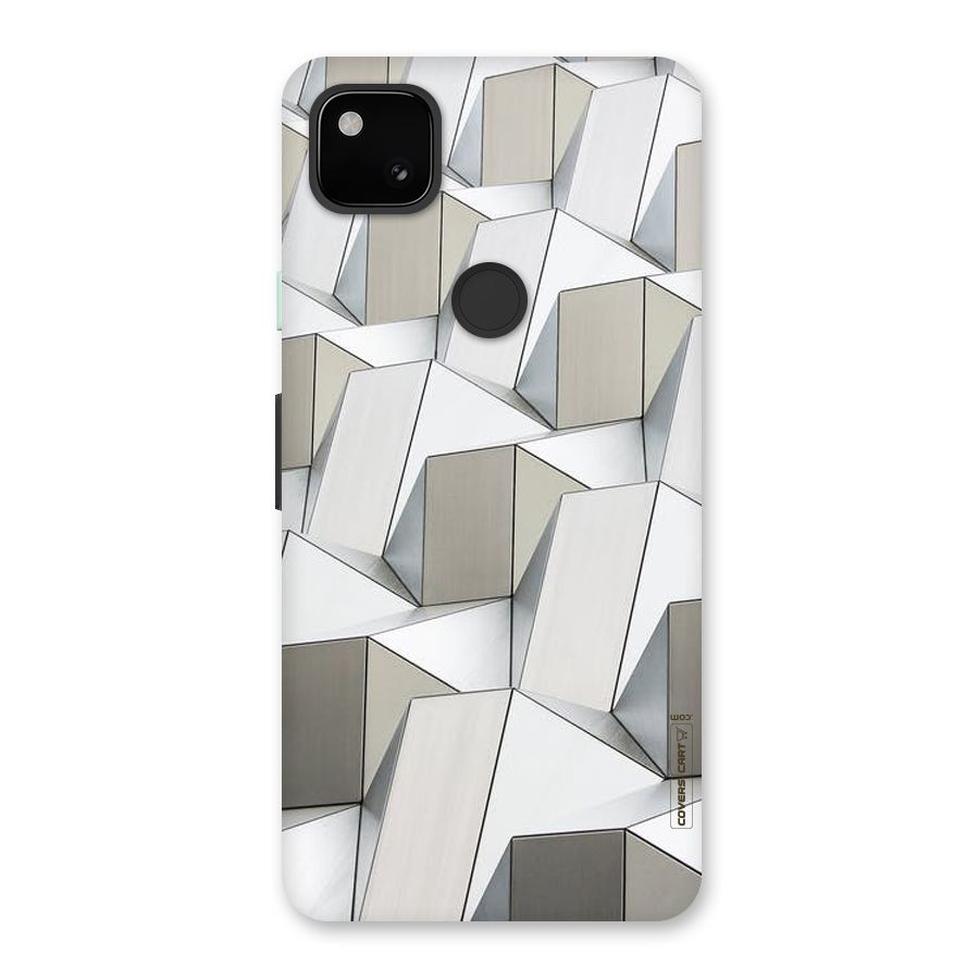 White Abstract Art Back Case for Google Pixel 4a