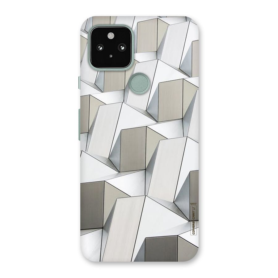 White Abstract Art Back Case for Google Pixel 5