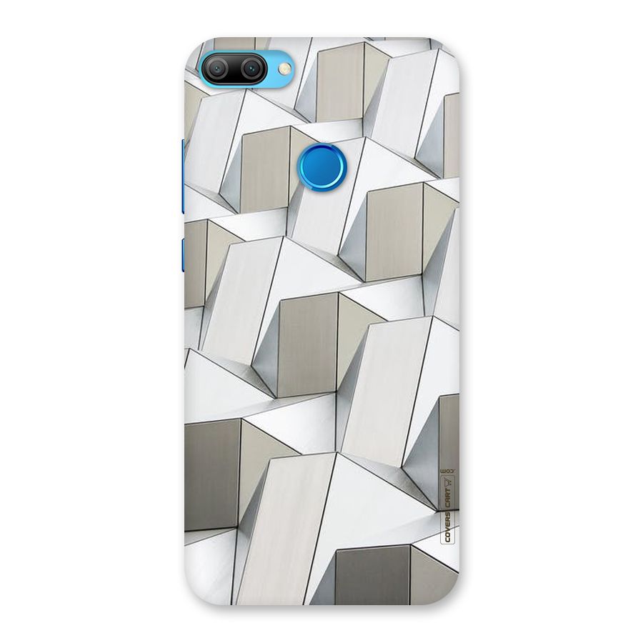 White Abstract Art Back Case for Honor 9N