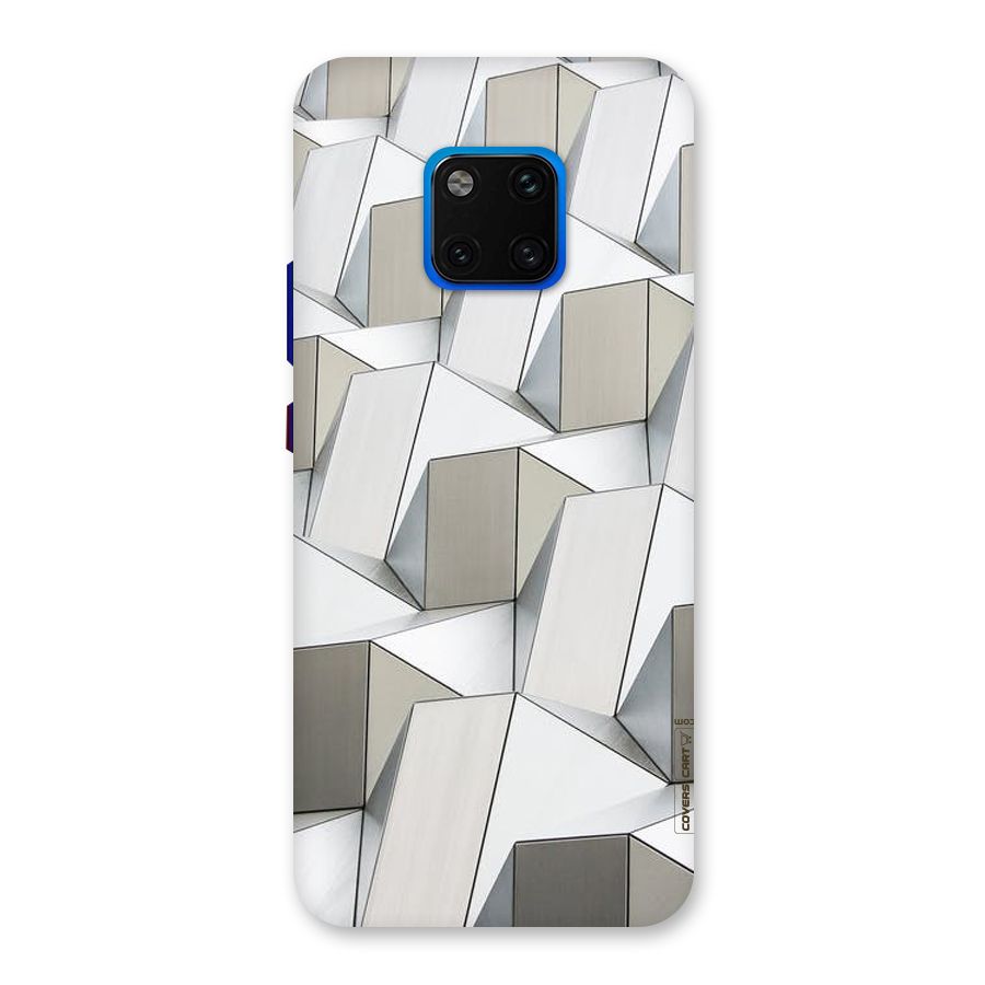 White Abstract Art Back Case for Huawei Mate 20 Pro