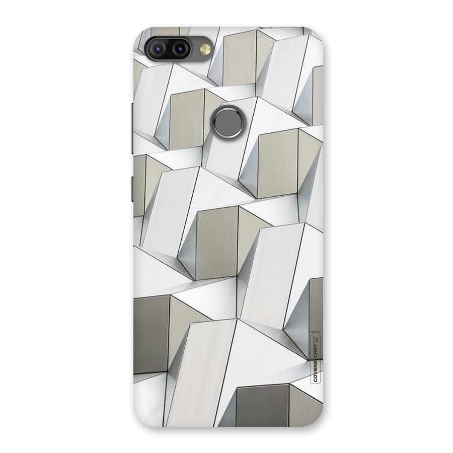 White Abstract Art Back Case for Infinix Hot 6 Pro