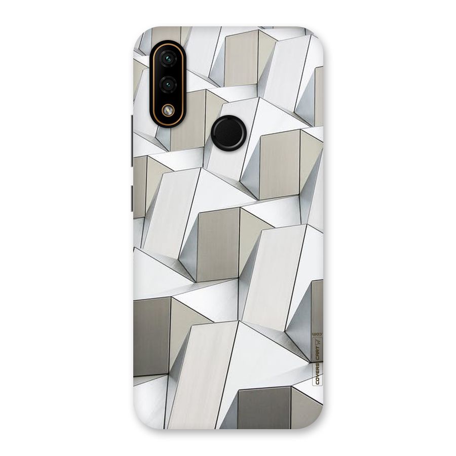 White Abstract Art Back Case for Lenovo A6 Note