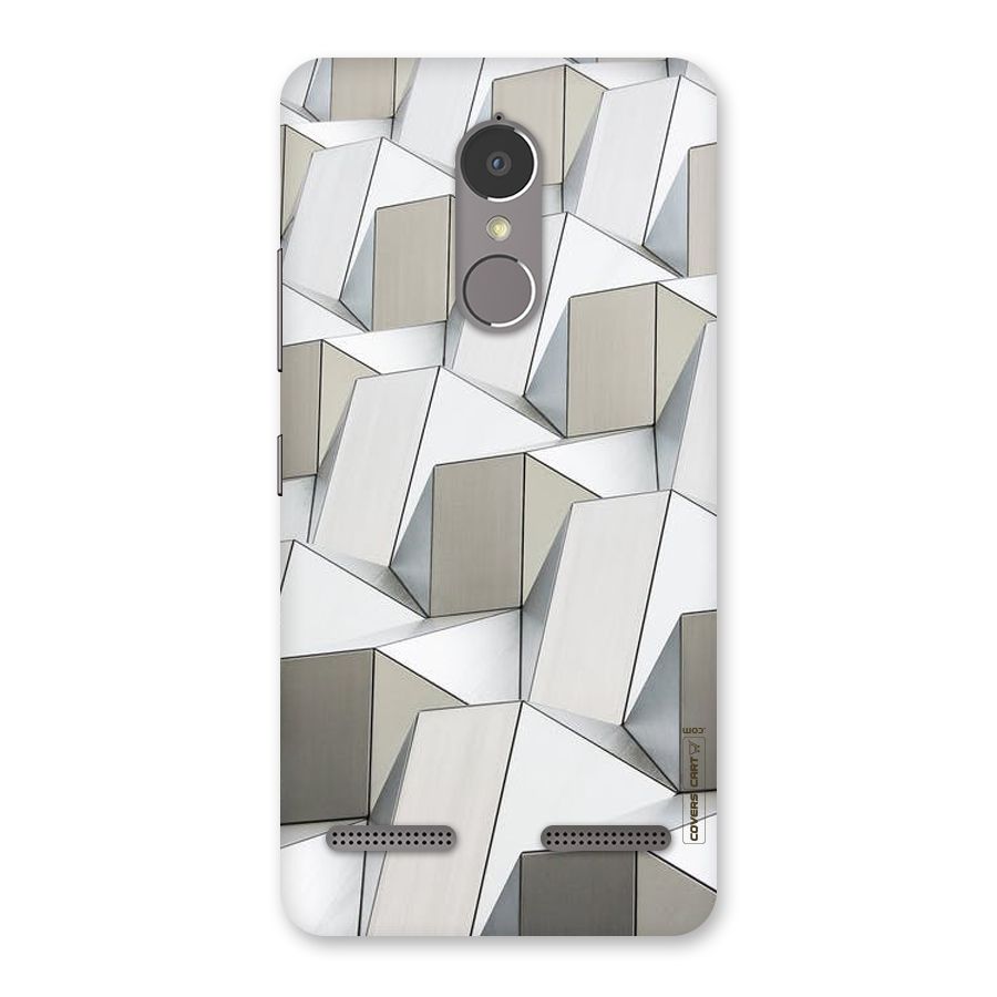 White Abstract Art Back Case for Lenovo K6 Power