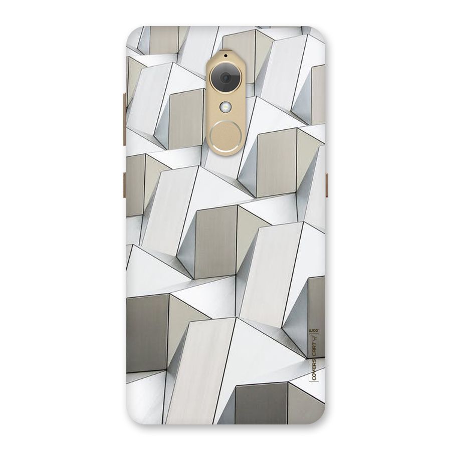 White Abstract Art Back Case for Lenovo K8