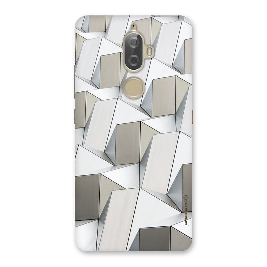 White Abstract Art Back Case for Lenovo K8 Plus