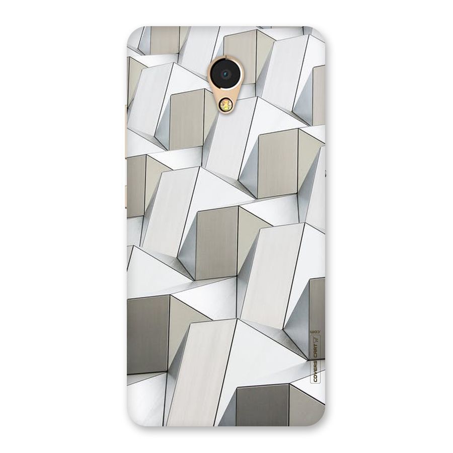 White Abstract Art Back Case for Lenovo P2