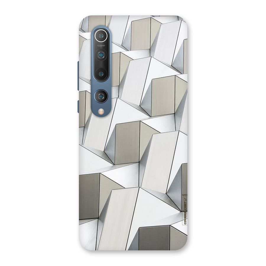 White Abstract Art Back Case for Mi 10