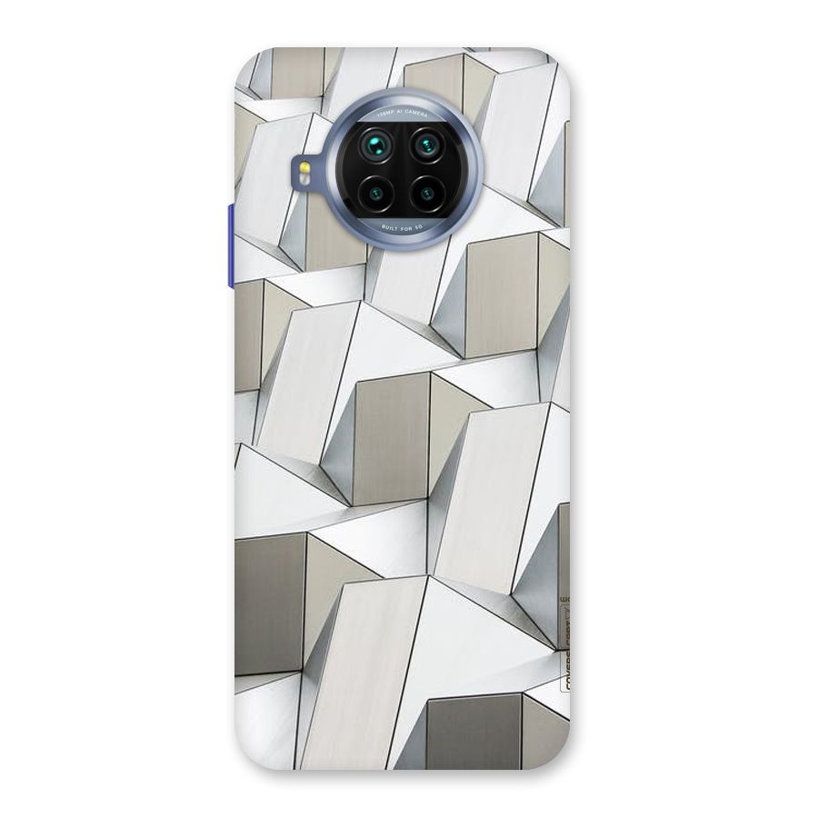 White Abstract Art Back Case for Mi 10i