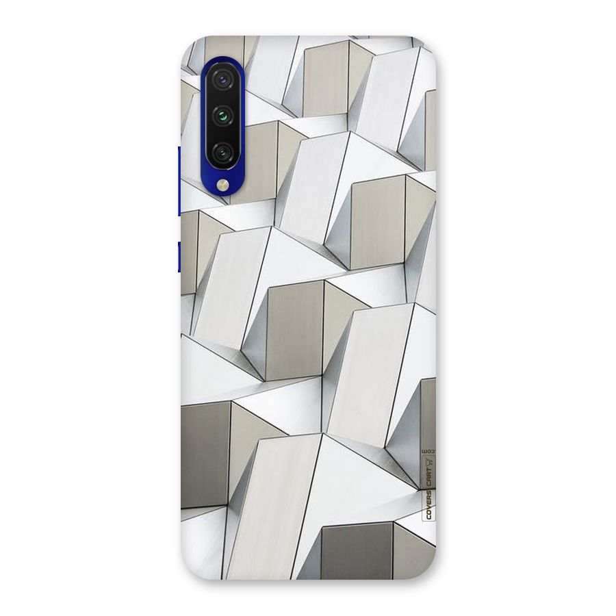 White Abstract Art Back Case for Mi A3