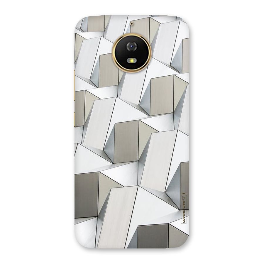 White Abstract Art Back Case for Moto G5s