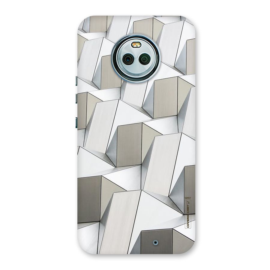 White Abstract Art Back Case for Moto X4