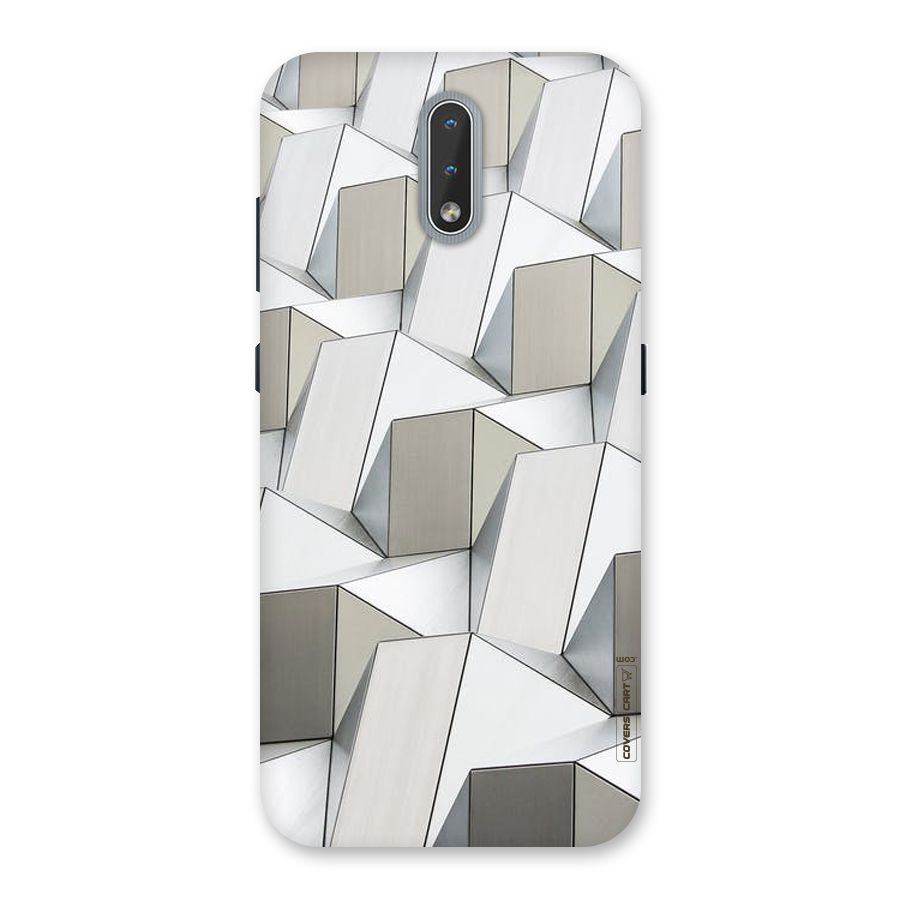White Abstract Art Back Case for Nokia 2.3