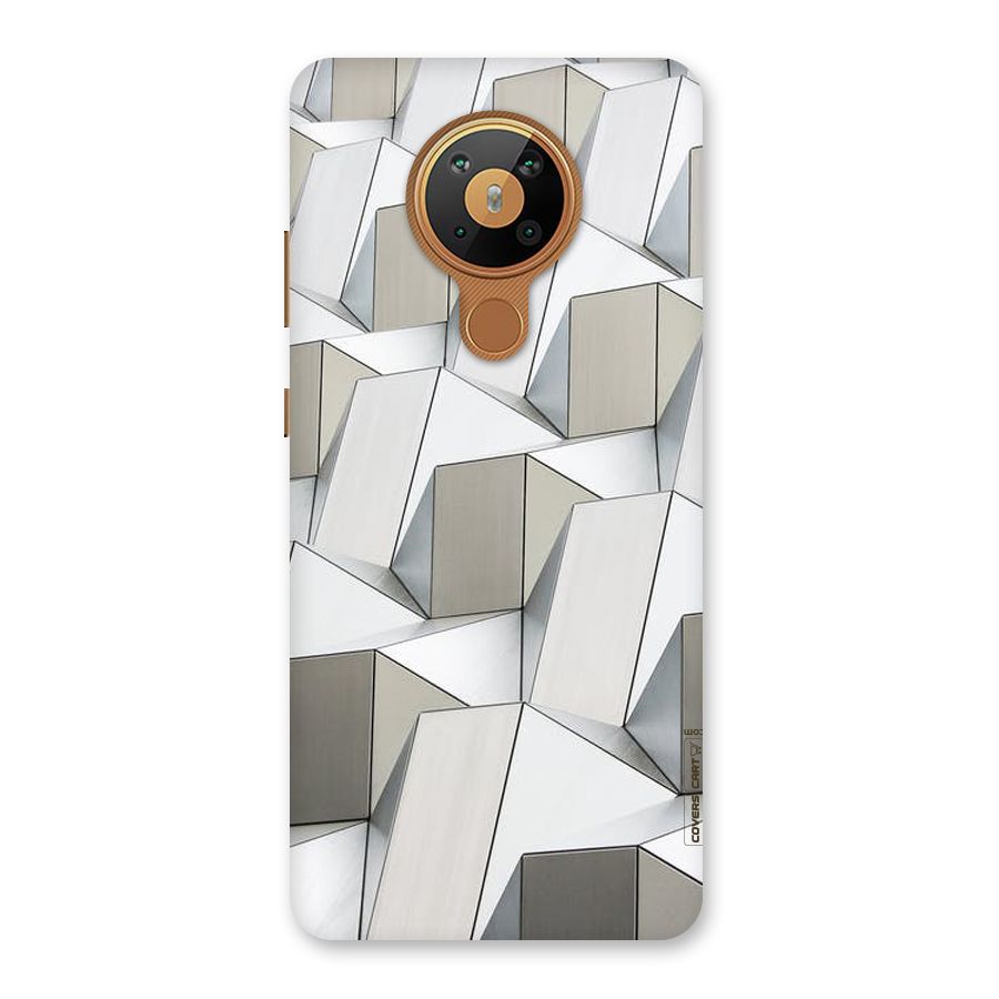 White Abstract Art Back Case for Nokia 5.3