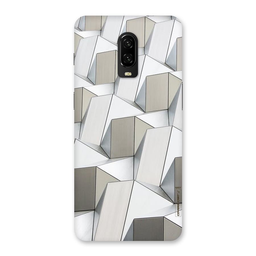 White Abstract Art Back Case for OnePlus 6T