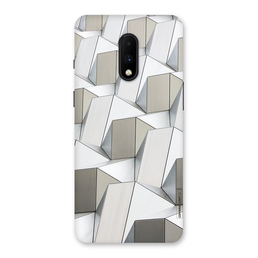 White Abstract Art Back Case for OnePlus 7