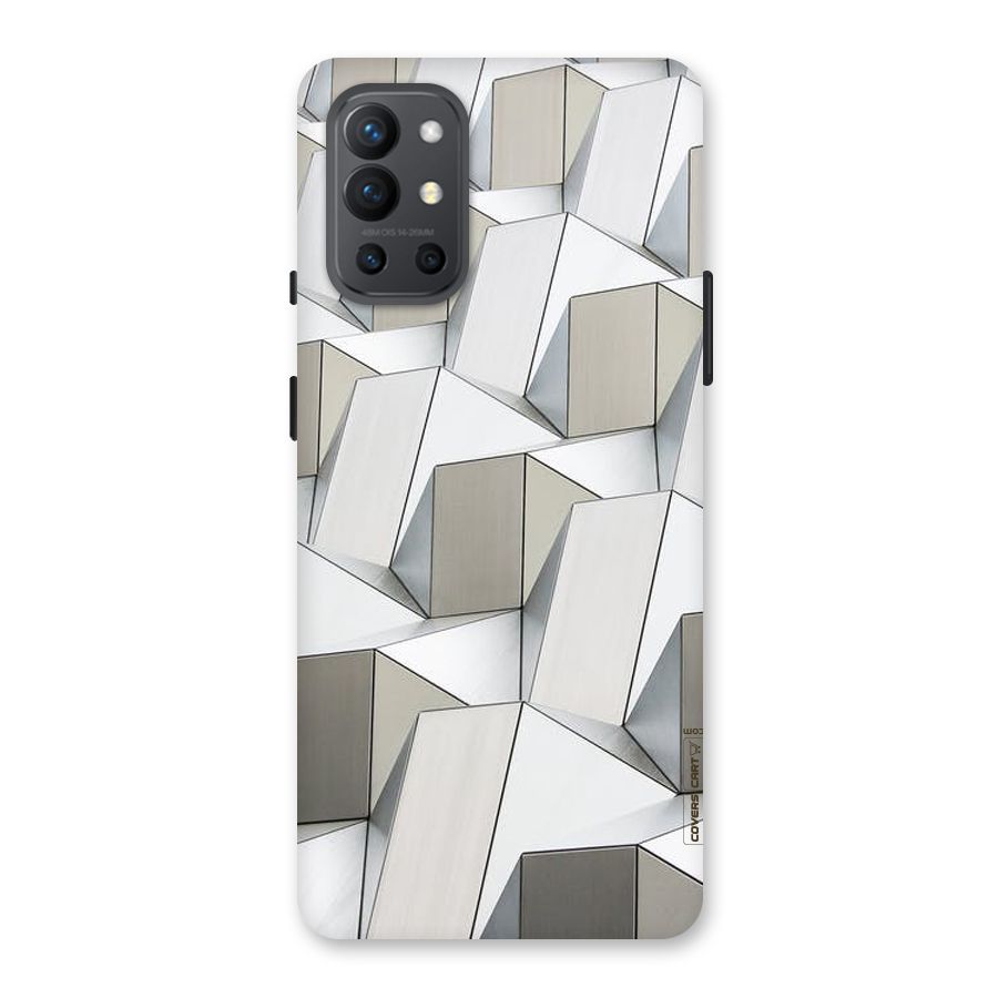 White Abstract Art Back Case for OnePlus 9R