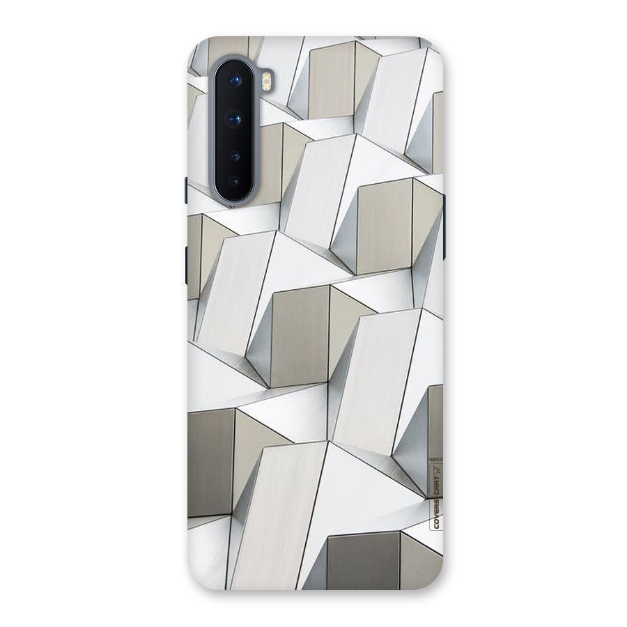 White Abstract Art Back Case for OnePlus Nord