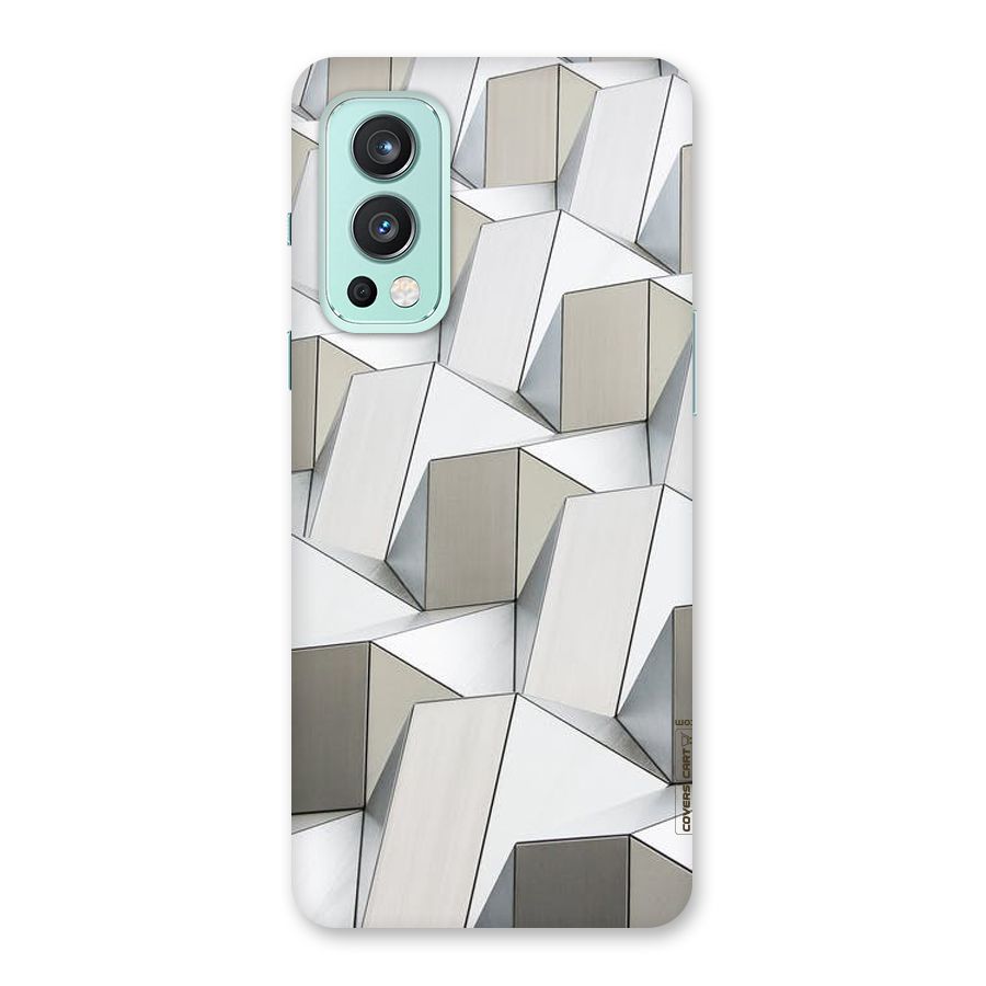 White Abstract Art Back Case for OnePlus Nord 2 5G