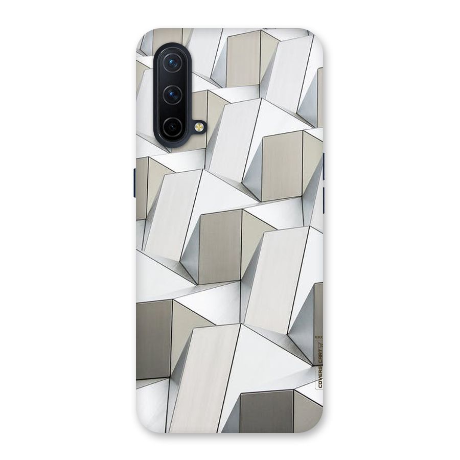 White Abstract Art Back Case for OnePlus Nord CE 5G