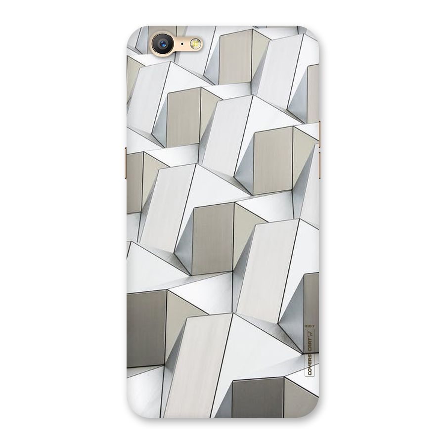 White Abstract Art Back Case for Oppo A39