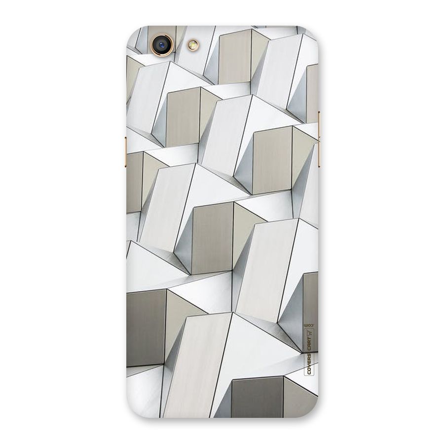 White Abstract Art Back Case for Oppo F3