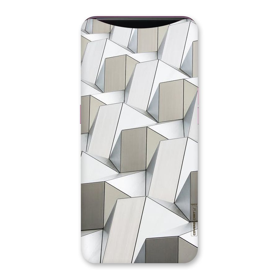 White Abstract Art Back Case for Oppo Find X