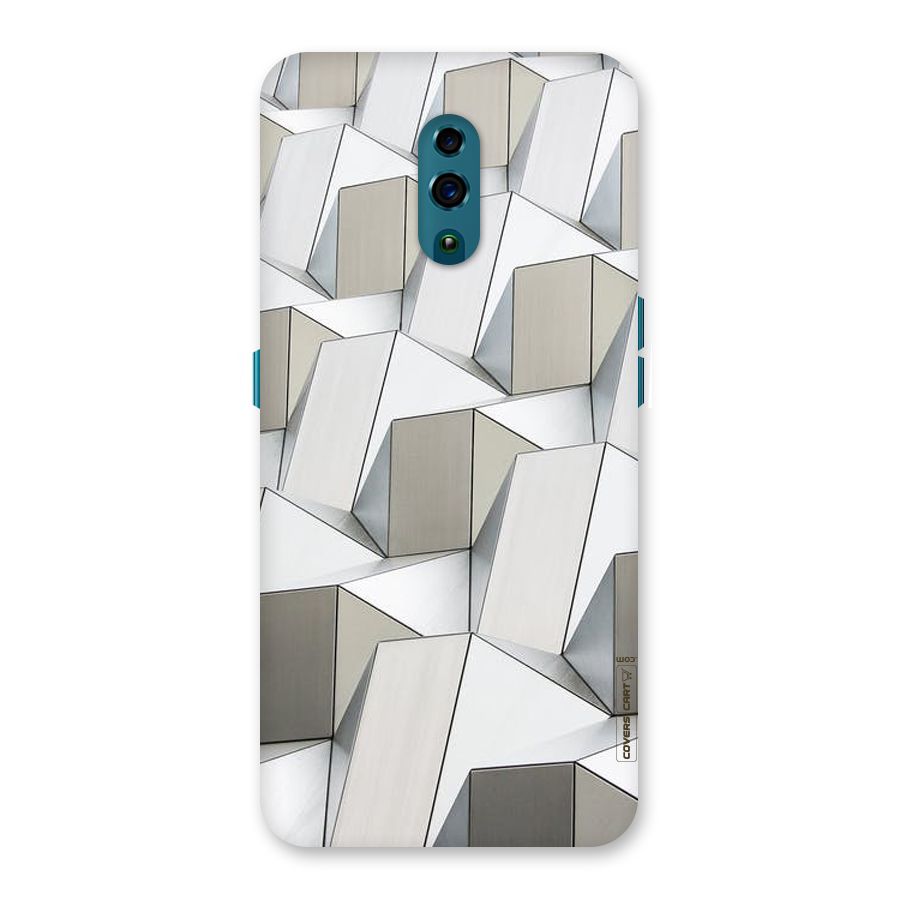 White Abstract Art Back Case for Oppo Reno