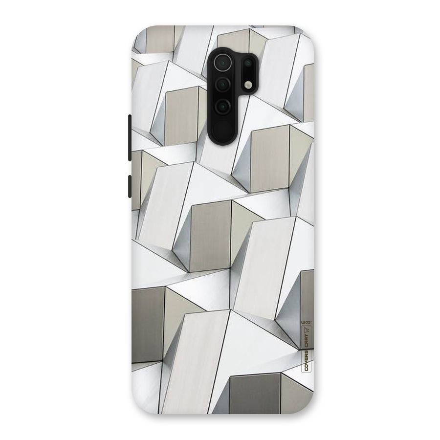 White Abstract Art Back Case for Poco M2