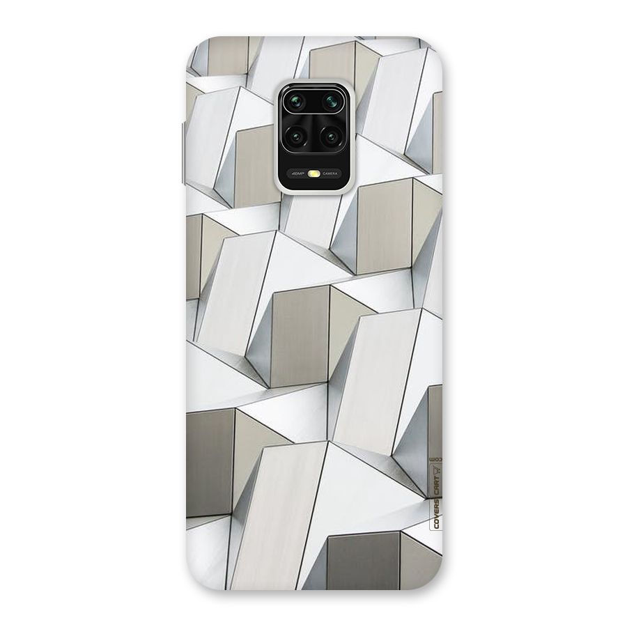 White Abstract Art Back Case for Poco M2 Pro