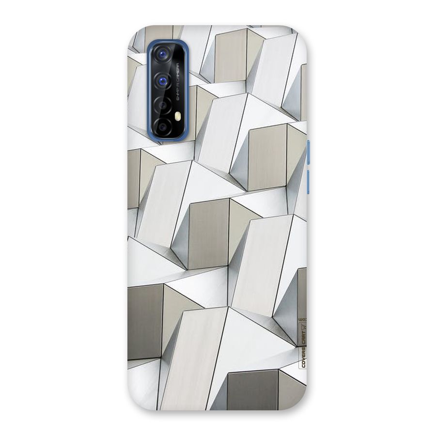 White Abstract Art Back Case for Realme 7